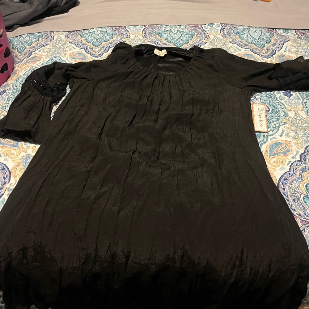Elegant Black Long Sleeve dress